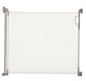 Bramka zabezpieczająca Roll Up (W: 140cm x H: 81,5cm) - biała
